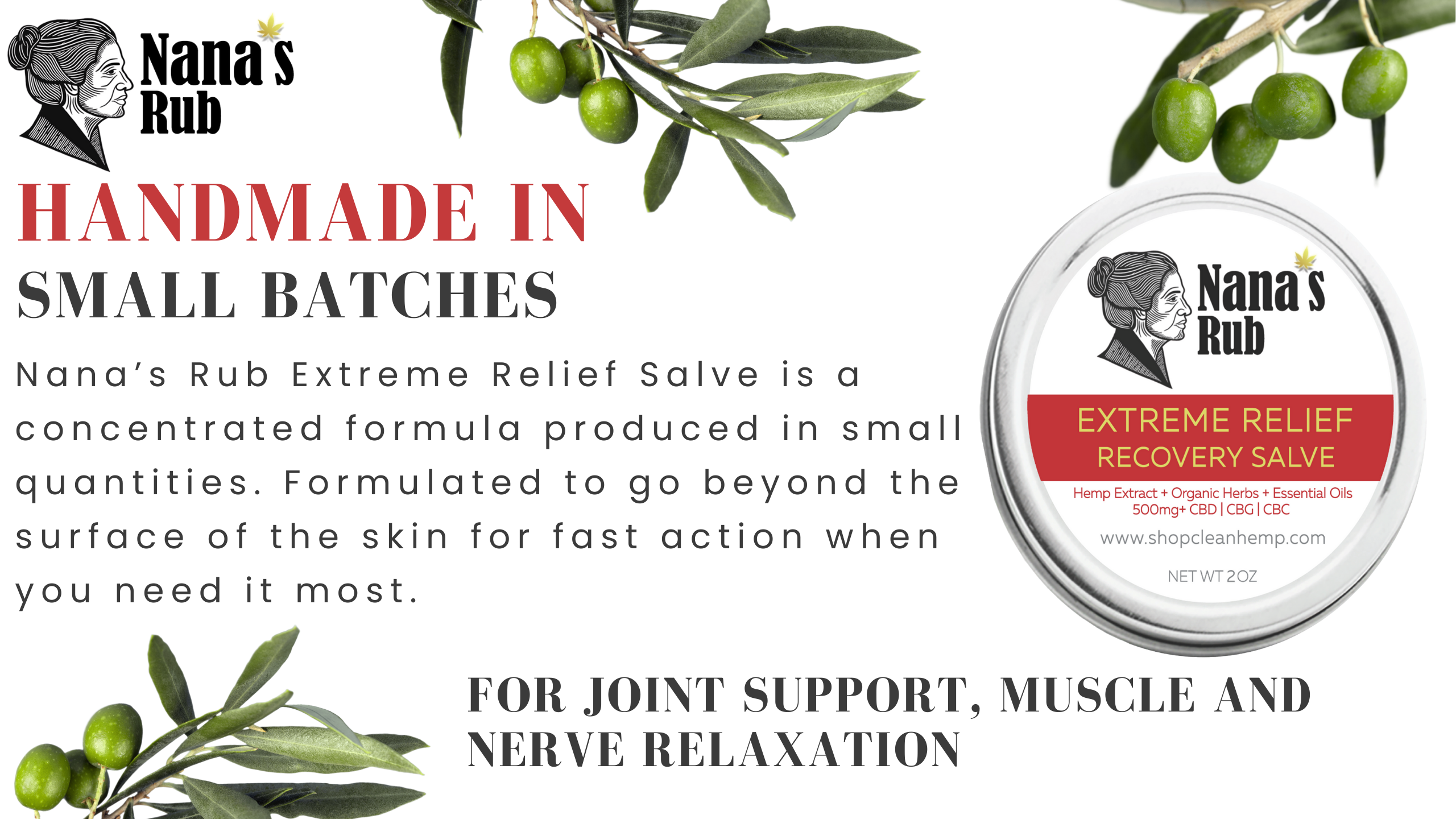 Nana's Rub Extreme Relief Salve